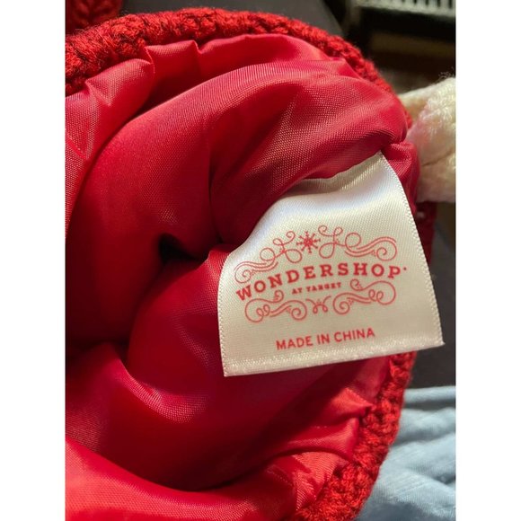 Wondershop Knit Monogram Christmas Stocking Red Letter Q - Picture 2 of 4